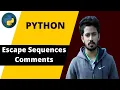 4 Escape Sequence Comments in Python Python Bangla Tutorial for Beginners