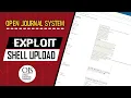 Exploit Open Journal System OJS Arbitrary File Upload Vulnerability - Shell Upload Live Target
