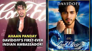 Ahaan Panday Creates History As DAVIDOFF Perfumes' First Indian Ambassador | Attends Mumbai Launch
