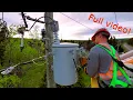 Changing blown transformer