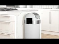 Umbra Venti 16-Gallon 62L Trash Can with Swing Top Lid