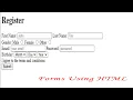 How to Create a Form Using HTML Exercise - 1 Web Development for Beginners
