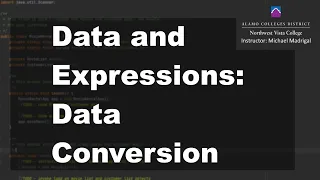 Java 1 Online 2 04 Data and Expressions Data Conversion
