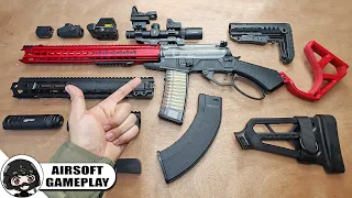POR CADA KILL MODIFICO MÁS MI RIFLE WINCHESTER❗️😱 ▬ LEVAR15 G&G ▬ Yio Airsoft Gameplay