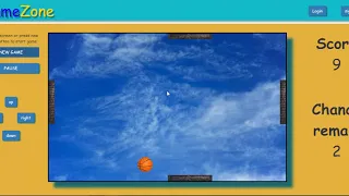 ball bounce game ping pong JavaScript mini game project