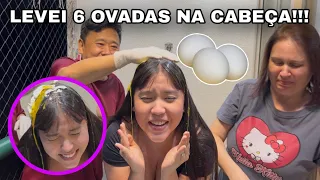 OS MEUS PAIS ME DERAM 6 OVADAS NA MINHA CABEÇA!!!! *comemoração de 6 milhões de inscritos*