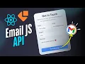 Build a Contact Form with Backend Using EmailJS API Hindi Tutorial