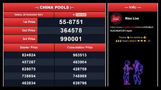 LIVE DRAW CHINA POOLS HARI INI SELASA 28 DESEMBER 2021 LIVE RESULT CHINA POOLS TERCEPAT