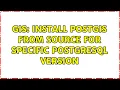 GIS Install PostGIS from source for specific PostgreSQL version