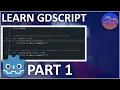 Godot 4 GDScript Tutorial Part 1 - Creating Scripts Basic Functions Printing Strings Comments
