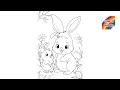Easter Bunny Coloring Page Printable
