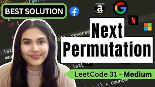 Next Permutation - LeetCode 31