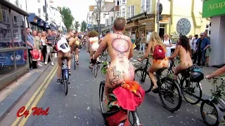 world naked bike ride wnbr brighton 2018