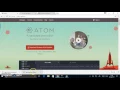 Howto install and run Git Bash and Atom on Windows