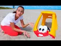 Lagu Vlad and Mommy take a rest at sea - funny videos for kids