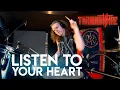 Download Lagu Listen To Your Heart - Roxette/THROUGH FIRE (Drum Cover by TAKAMY)
