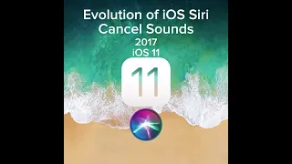 Evolution Of IOS Siri Cancel Sounds 