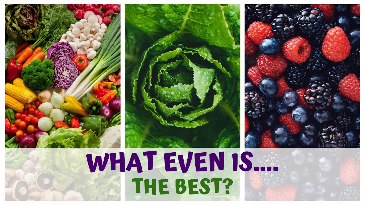 WHAT EVEN IS ... THE BEST? HEALTHY FOOD CHOICES