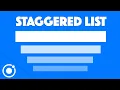 Staggered List Animation in Ionic without SASS