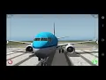 vuelo y aterrizaje en pista pequeña, KLM Air France, simulador.