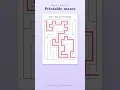 Printable mazes Free Printable Can You Solve It