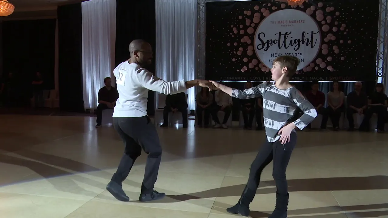 Spotlight New Years 2018 2019 Advanced Jack & Jill Chris Singley & Lily Auclair