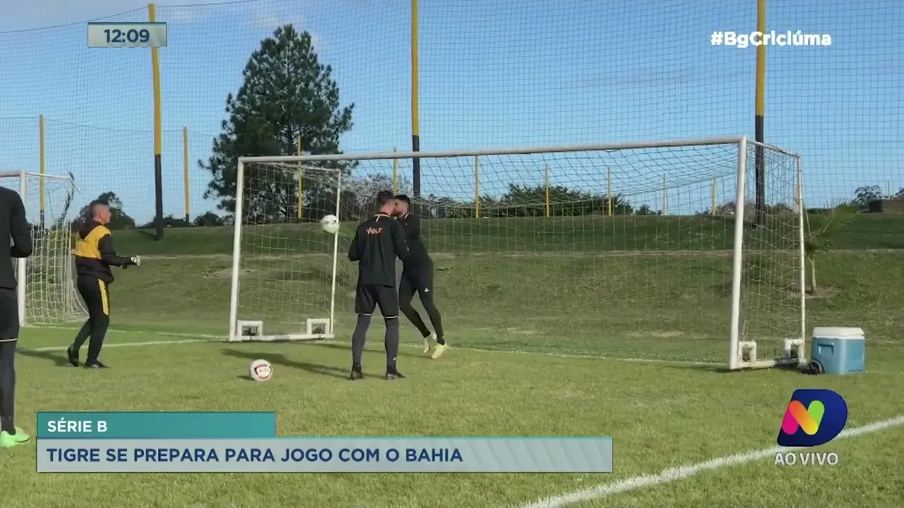 Tigre se prepara para jogo contra o Bahia
