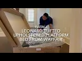 Wayfair Leonard Tufted Upholstered Platform Bed Assembly