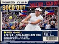 Saturday August 15 202611 00 AM EDT WTA 1000 Cincinnati Open