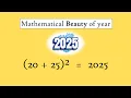 7 Beautiful Patterns Behind The Unique Mathematical Year 2025