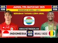 JADWAL FIFA MATCDAY 2025 MALAM INI- Jadwal Indonesia vs Mali Hari ini -Jadwal FIFA matchday 2025
