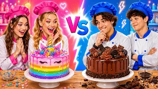 👩‍🍳🍳 ERKEK VS KIZ! Eğlenceli Yemek Pişirme Yarışması & Mutfak Tüyoları | 123 GO!