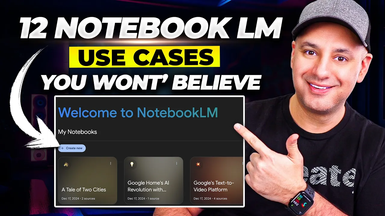 Outline Video 12 NotebookLM Epic Use Cases You Must Try