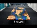our MOST EXPENSIVE table build using DIY skills