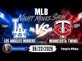 Dodgers vs Twins MLB Betting Odds Picks 26 Night Moves Show