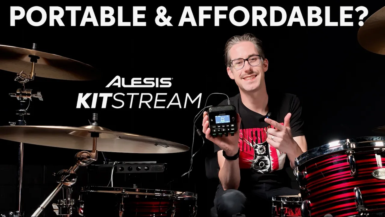 DRUMMERS! You’ve Got to See This All-in-one Compact Mic &amp; Module | Alesis Kitstream Demo