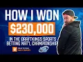 HOW I WON 230K IN SPORTS BETTING USING SCORESANDODDS