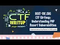 Root-Me Tutorial 21 Web - Server PHP