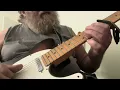 In the style of Albert Collins. The ice pick