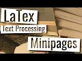 Latex Playlist - Minipages