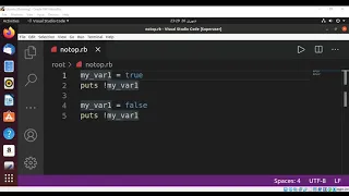 The NOT Operator In Ruby