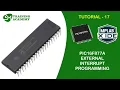 External interrupt programming in PIC16F877A microcontroller