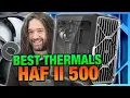 A New Best Cooler Master HAF II 500 Case Review Thermals Fan Tests Build Quality