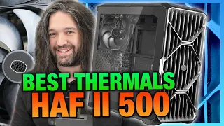 A New Best Cooler Master HAF II 500 Case Review Thermals Fan Tests Build Quality