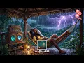 Stormy Night Reggae 🌩️ Deep Bass Chill Under the Rain