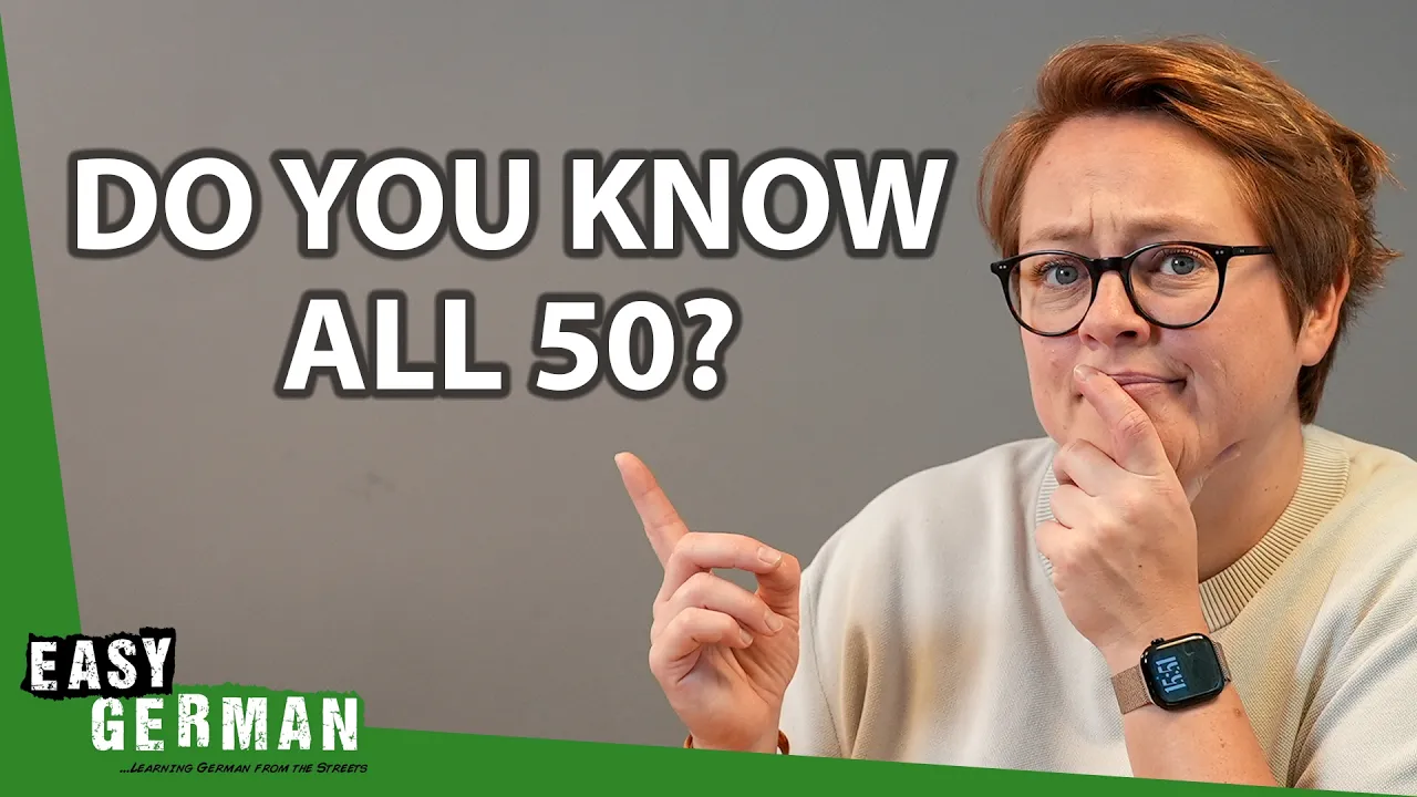 50 German Verbs Every Beginner Must Know: video thumbnail