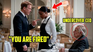 Black Waitress Fired for Helping an Elderly Man—She Had No Idea He Was an Undercover CEO