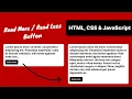 Read More Read Less Button With HTML CSS JavaScript IT Programmer