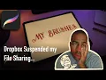Dropbox suspended my public sharing links