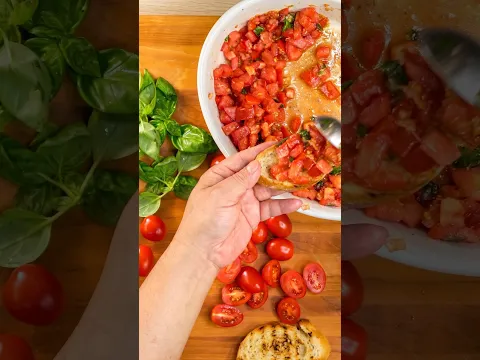 이탈리안 루비 토마토 브루스케타 🍅